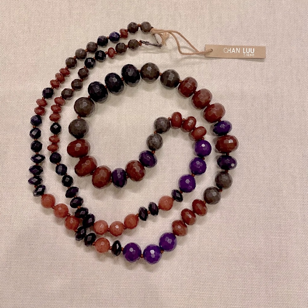 NWT Beautiful Semi-Precious Chan Luu Necklace